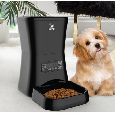 7L pet feeder automatic feeding 4 meals automatic portable pet feeder